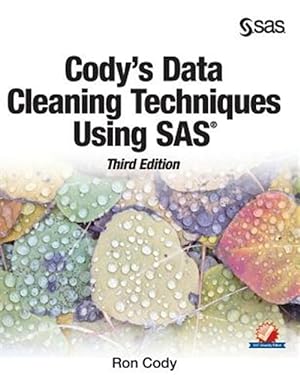 Seller image for Cody's Data Cleaning Techniques Using Sas, Third Edition for sale by GreatBookPrices