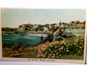 Vina del Mar - Balneario del Recreo. Chile. Alte, seltene AK farbig. Ortsansicht, Strand, Person,...