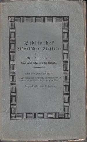 Bild des Verkufers fr Ideen ber die Politik, den Verkehr und den Handel der vornehmsten Vlker der alten Welt. Zweyter Theil, Afrikanische Vlker. Zweyte Abtheilung separat: gypter. (= Bibliothek historischer Classiker aller Nationen. Nach eines jeden neuester Ausgabe. Neun und zwanzigster (29) Band). zum Verkauf von Antiquariat Carl Wegner