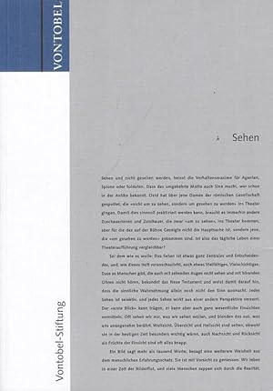 Seller image for Sehen. for sale by Antiquariat Carl Wegner