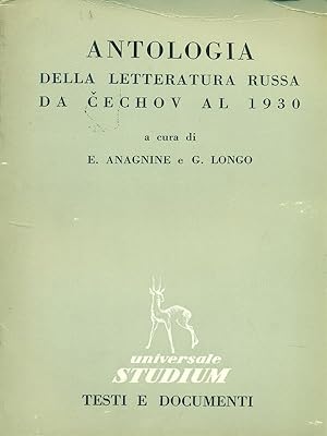 Bild des Verkufers fr Antologia della letteratura russa zum Verkauf von Librodifaccia