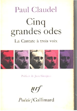 Cinq grandes odes - la cantate à trois voix