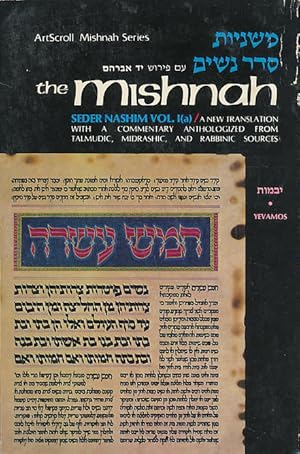 Seder Nashim The Mishnah Yevamos