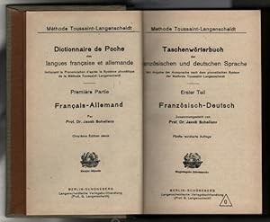 Taschenwörterbuch der französischen und deutschen Sprache. Mit Angabe der Aussprache nach dem pho...