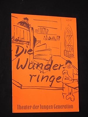 Imagen del vendedor de Programmheft Theater der Jungen Generation Dresden 1960/61. Deutsche Erstauffhrung DIE WUNDERRINGE nach Gabbe. Insz.: Margrit Glaser, Ausstattung: Eva von Achenbach, techn. Ltg.: Hans Mulansky. Mit H.-Georg Phrer, Dieter Bellmann, R. A. Gewissler, Ursula Geyer-Hopfe, Brigitte Beier, Eva Brose, Rolf Bttner, Jrgen Fricke, Heinz Look a la venta por Fast alles Theater! Antiquariat fr die darstellenden Knste