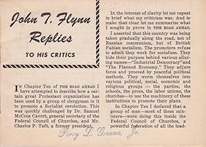 John T. Flynn Replies to His Critics