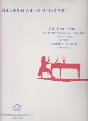 Immagine del venditore per Fughe e Capriccj pe lclavicembalo  per lorgano composti e dedicati al celebre Signore C.P.E.Bach, Opera Prima - Facsimile Edition venduto da Hancock & Monks Music