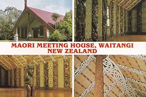 Image du vendeur pour Maori Meeting House Waitangi New Zealand Postcard mis en vente par Postcard Finder