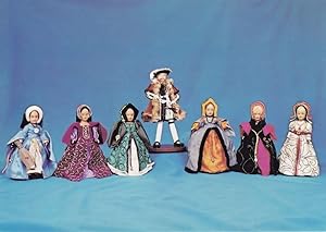 Henry VIII Dolls & All His Wives Isle Of Wight Museum Postcard