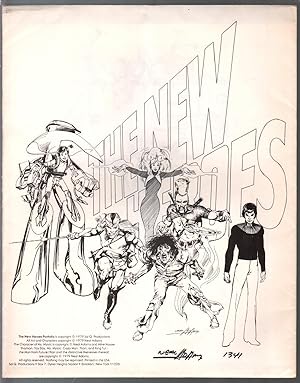 New Heroes 1979-Neal Adams- signed-#1341-Ms Mystic-6 prints-FN/VF