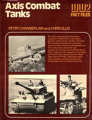 Bild des Verkufers fr Axis Combat Tanks zum Verkauf von Kenneth Mallory Bookseller ABAA