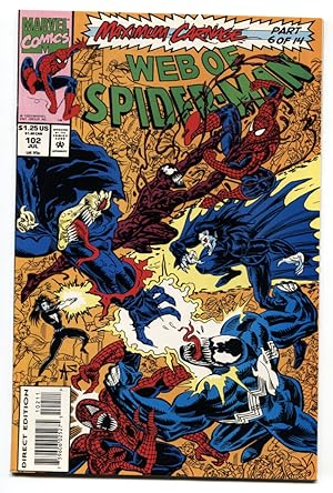 Immagine del venditore per Web Of Spider-Man #102-Maximum Carnage-Venon-Marvel NM- venduto da DTA Collectibles