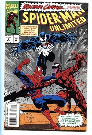 Immagine del venditore per Spider-Man Unlimited #2-Maximum Carnage-Marvel 1993 NM- venduto da DTA Collectibles