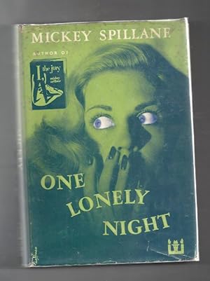 Bild des Verkufers fr One Lonely Night by Mickey Spillane; (First Edition) zum Verkauf von Heartwood Books and Art