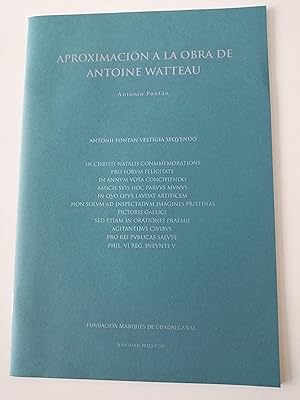 Aproximación a la obra de Antoine Watteau