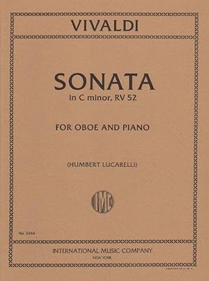 Vivaldi: Sonata in C minor (F.XV n.2) for Oboe and Piano