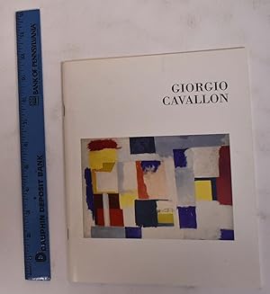 Bild des Verkufers fr Giorgio Cavallon: Paintings 1952-1989 zum Verkauf von Mullen Books, ABAA