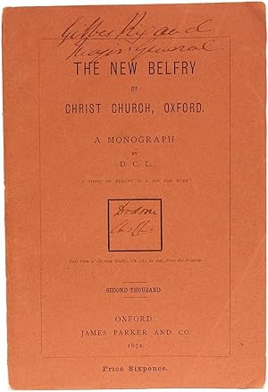 Seller image for The New Belfry of Christ Church Oxford a Monograph. for sale by D&D Galleries - ABAA