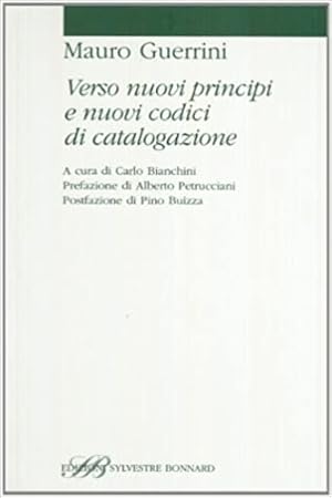 Seller image for Verso nuovi principi e nuovi codici di catalogazione. for sale by FIRENZELIBRI SRL