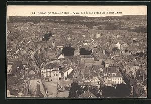 Carte postale Besancon-les-Bains, Vue gènèrale prise de Saint-Jean