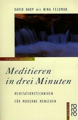 Imagen del vendedor de Meditieren in drei Minuten. Meditationstechniken fr moderne Menschen a la venta por Versandantiquariat Felix Mcke