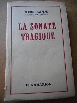 Imagen del vendedor de La sonate tragique a la venta por Frederic Delbos