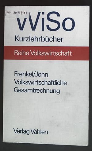 Seller image for Volkswirtschaftliche Gesamtrechnung. WiSo-Kurzlehrbcher : Reihe Volkswirtschaft for sale by books4less (Versandantiquariat Petra Gros GmbH & Co. KG)