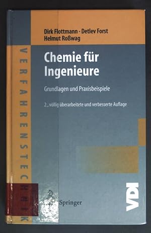 Bild des Verkufers fr Chemie fr Ingenieure : Grundlagen und Praxisbeispiele. Chemische Technik, Verfahrenstechnik; Engineering online library; VDI zum Verkauf von books4less (Versandantiquariat Petra Gros GmbH & Co. KG)