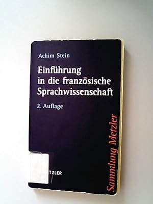 Immagine del venditore per Einfhrung in die franzsische Sprachwissenschaft venduto da Antiquariat Bookfarm