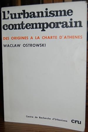 Seller image for L'URBANISME CONTEMPORAIN. Des origines a la Charte d'Athenes for sale by Fbula Libros (Librera Jimnez-Bravo)