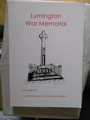 Immagine del venditore per LYMINGTON WAR MEMORIAL venduto da GREENSLEEVES BOOKS