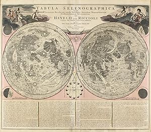 Tabula Selenographica in qua Lunarium Macularum exacta Descriptio secundum Nomenclaturam Praestan...