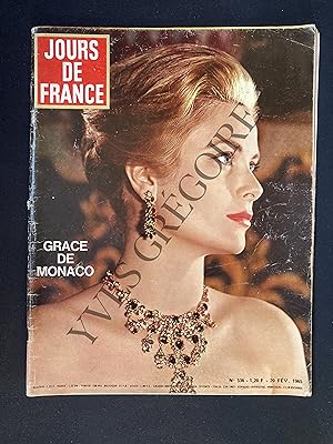 JOURS DE FRANCE-N°536-20 FEVRIER 1965-GRACE DE MONACO