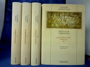 Seller image for Speculum virginum = Jungfrauenspiegel. 4 Teilbnde. Lateinisch-Deutsch. bersetzt und eingeleitet von Jutta Seyfarth. =(Fontes Christiani, Band 30, 1-4.) for sale by Antiquariat Michael Solder