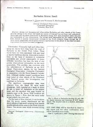 Seller image for Barbados Storm Swell Journal of Geophysical Research, Volume 64, No.12 for sale by books4less (Versandantiquariat Petra Gros GmbH & Co. KG)