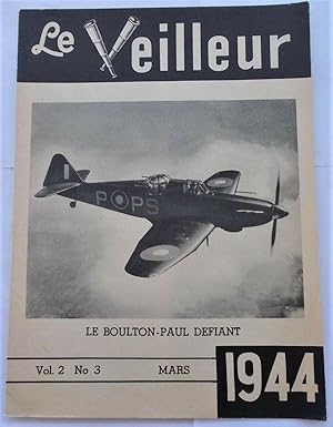 Image du vendeur pour Le Veilleur (Vol. 2 No. 3 Mars March 1944) (Magazine) mis en vente par Bloomsbury Books