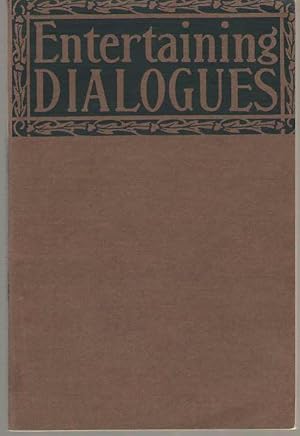 Seller image for Entertaining Dialogues for Young People and Adults for sale by Dan Glaeser Books