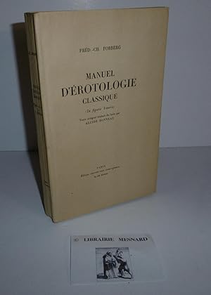 Seller image for Manuel d'rotologie classique (de figuris veneris), texte intgral traduit du latin par Alcide Bonneau. Paris. Imprim pour Ren Bonnel. 1933. for sale by Mesnard - Comptoir du Livre Ancien