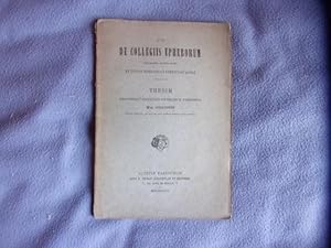 Seller image for Quid de collegiis epheborum for sale by arobase livres