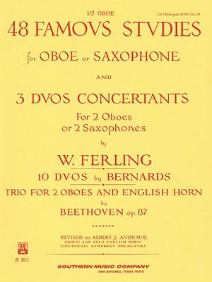 Seller image for 48 Famous Studies, (1st and 3rd Part): Oboe (Paperback or Softback) for sale by BargainBookStores