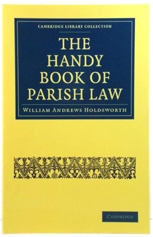 Imagen del vendedor de The Handy Book of Parish Law a la venta por PsychoBabel & Skoob Books