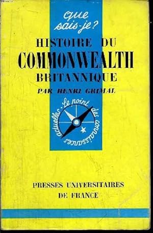 Seller image for Que sais-je? N 334 Histoire du Commonwealth britannique for sale by Le-Livre