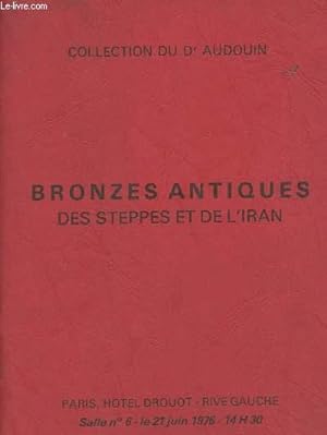 Bild des Verkufers fr Bronzes antiques des Steppes et de l'Iran principalement d'Amlash et du Louristan - Collection du Dr Audouin - Vente du lundi 21 juin 1976 zum Verkauf von Le-Livre