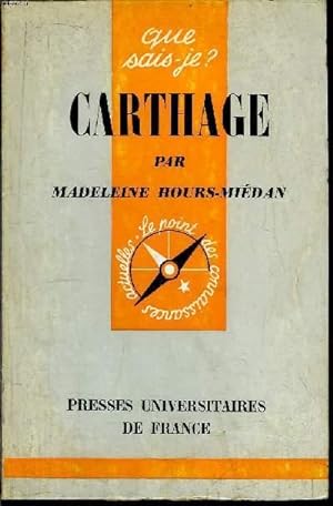 Immagine del venditore per Que sais-je? N 340 Carthage venduto da Le-Livre