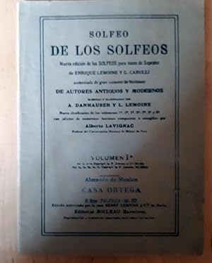 SOLFEO DE LOS SOLFEOS. Nueva edición de los Solfeos para voces de soprano. Vol. 1ª