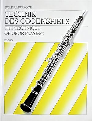 Imagen del vendedor de The Technique of Oboe Playing. (Technik Des Oboenspiels). a la venta por Ken Jackson