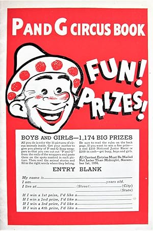 P and G Circus Book. Fun! Prizes!