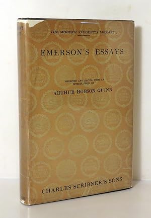 Seller image for EMERSON'S ESSAYS for sale by Evolving Lens Bookseller