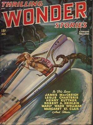 Seller image for THRILLING WONDER Stories: October, Oct. 1947 for sale by Books from the Crypt