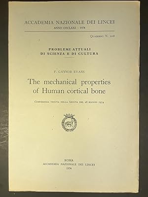 Seller image for The mechanical properties of Human cortical bone for sale by Lost Time Books